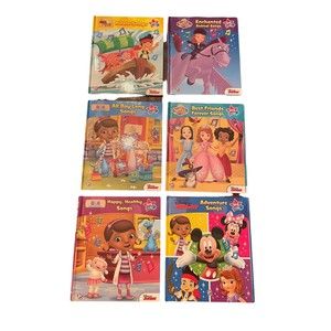 Sing With Me Children’s Books Lot of 6 Literature Sophia Mickey Minnie Disney